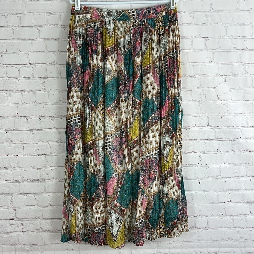 Northstyle Multicolored Patchwork Quilted Broomst… - image 2